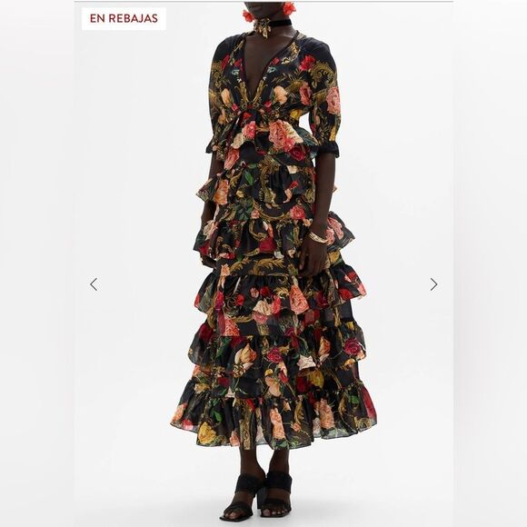 7 NWOT 1299.00 CAMILLA Puff Sleeve Tiered Skirt Dress
Magic In The Manuscripts - Picture 1 of 11
